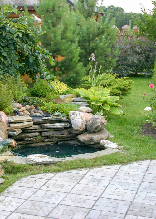 haslet landscape installation